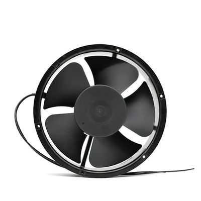 Ventilateur axial noir de C.C de 640CFM 68W, ventilateur de C.C de 48 volts sans brosse